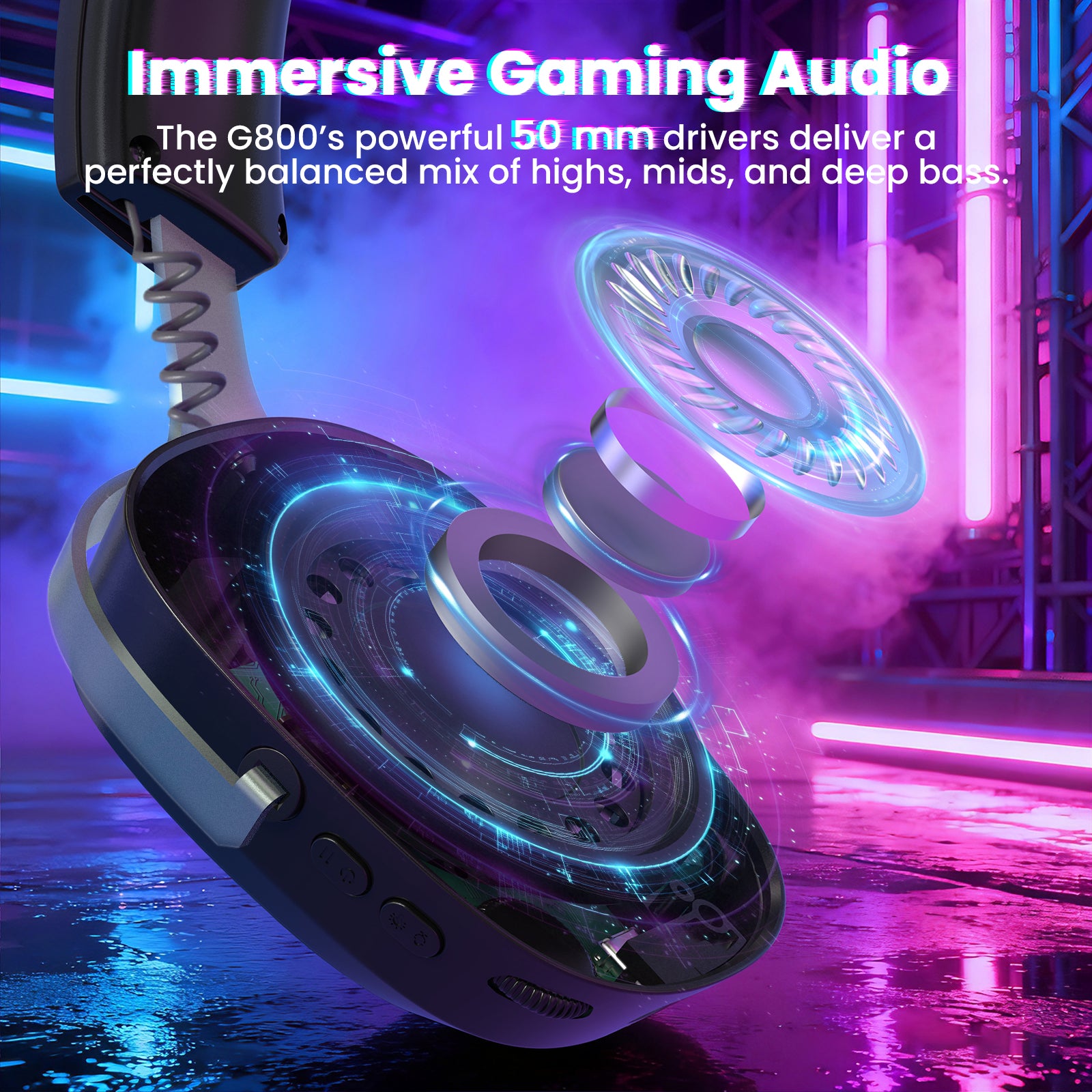 Auriculares inalámbricos para juegos ATTACK SHARK G800