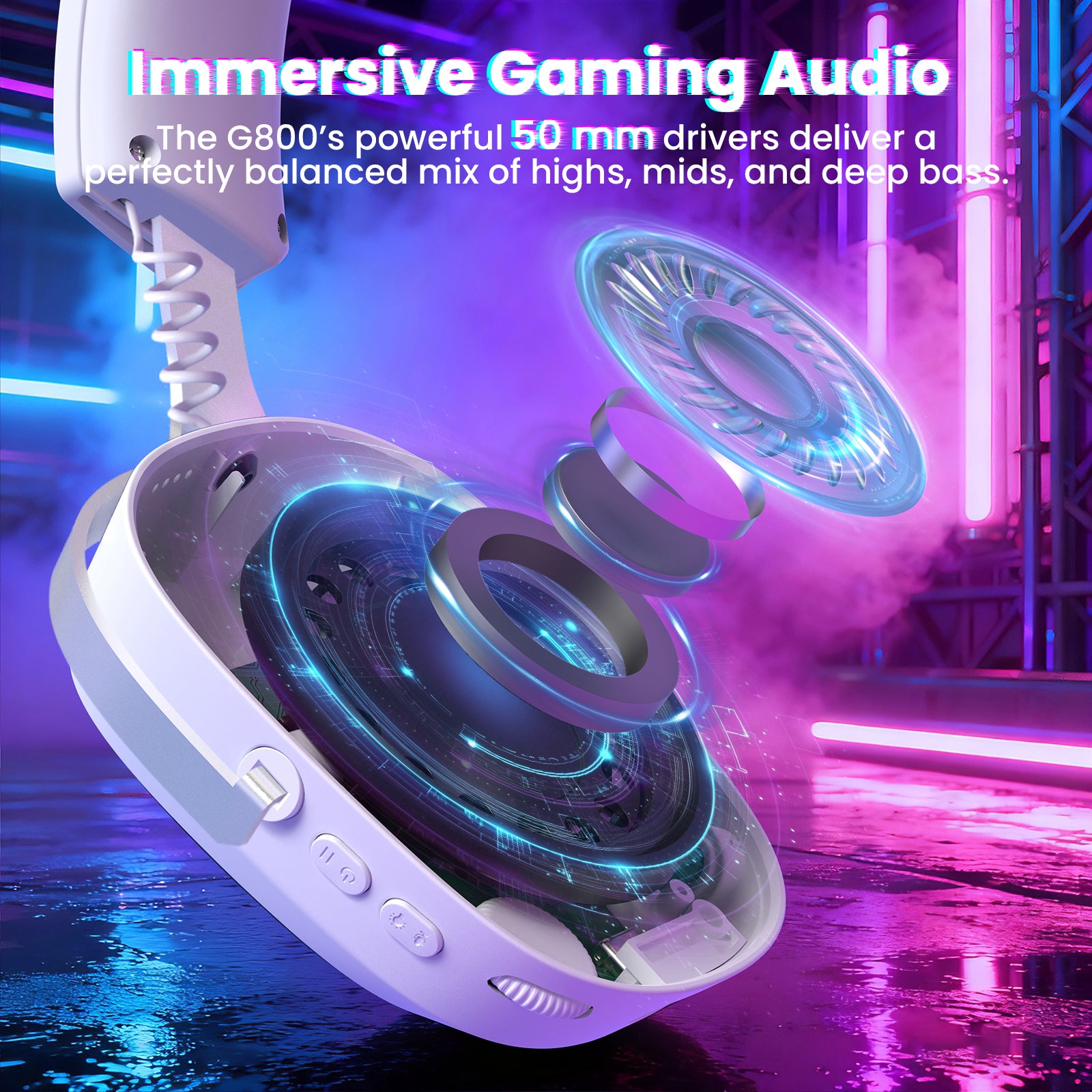 Auriculares inalámbricos para juegos ATTACK SHARK G800