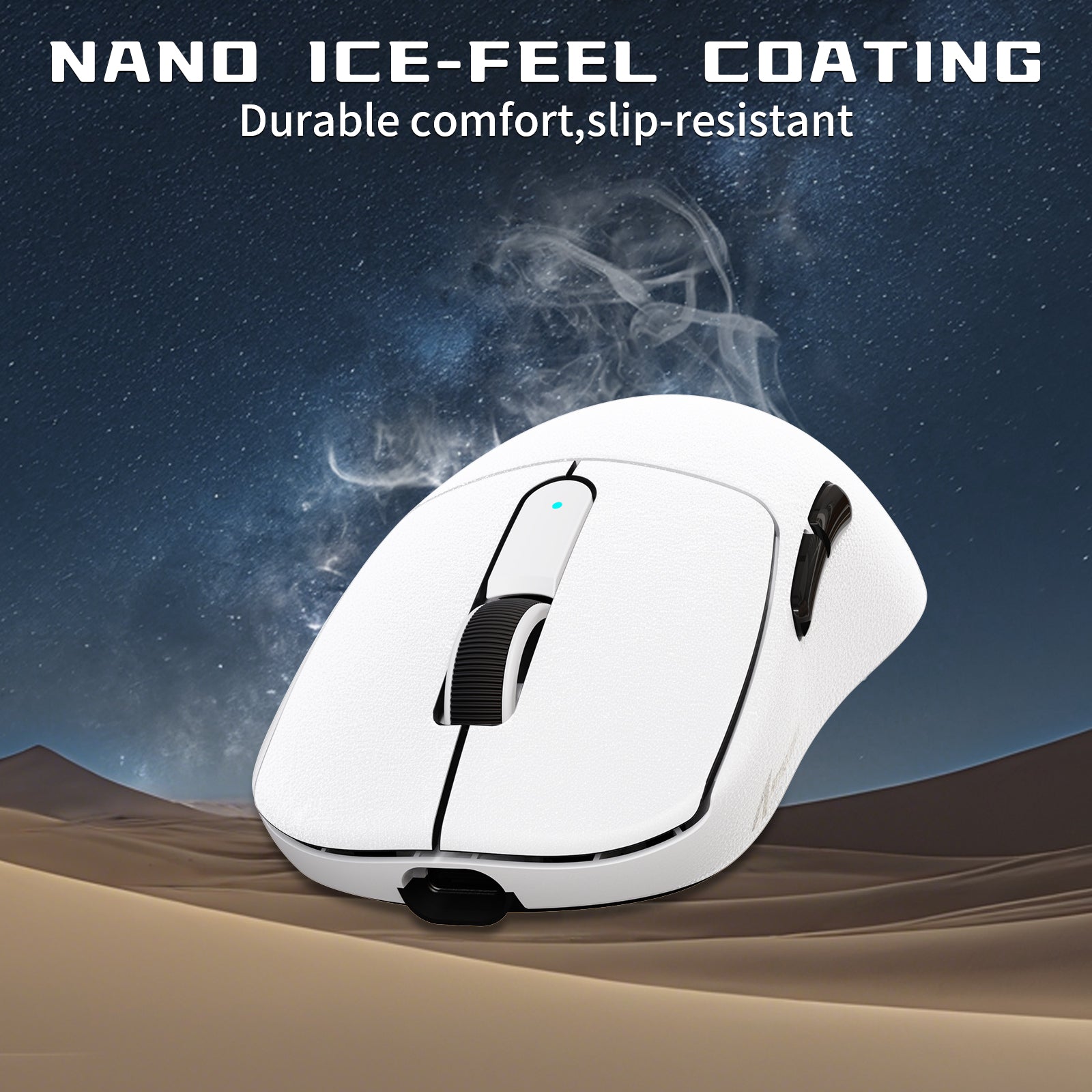 Ratón inalámbrico para juegos ATTACK SHARK V5 de 8 KHz PAW3950MAX con cable C06 Ultra
