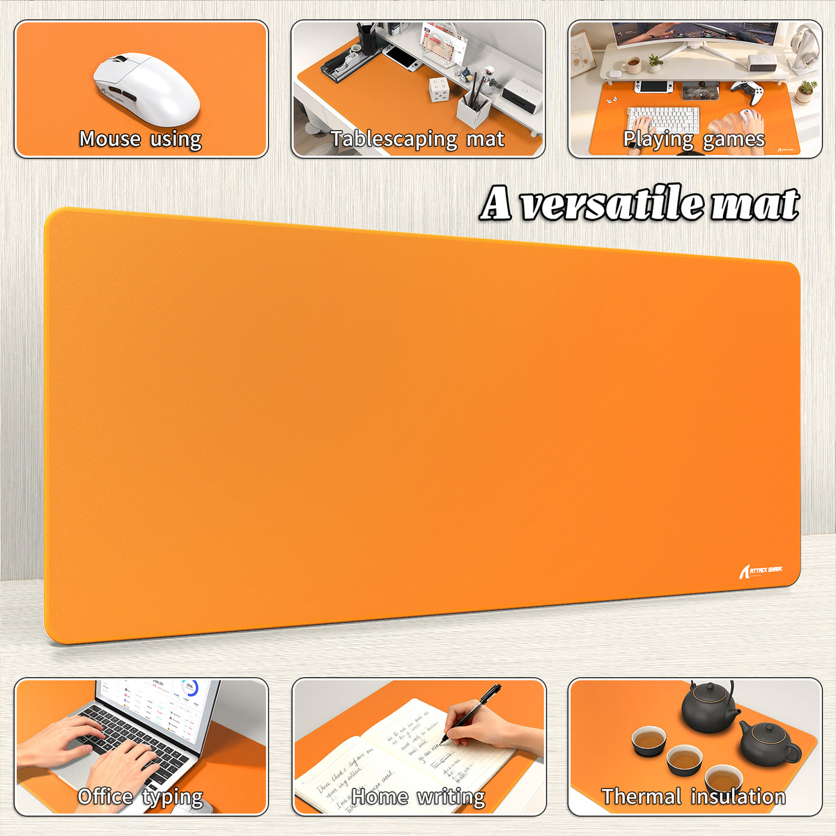Alfombrilla de ratón para eSport ATTACK SHARK CM02PRO (900x400x4 MM)