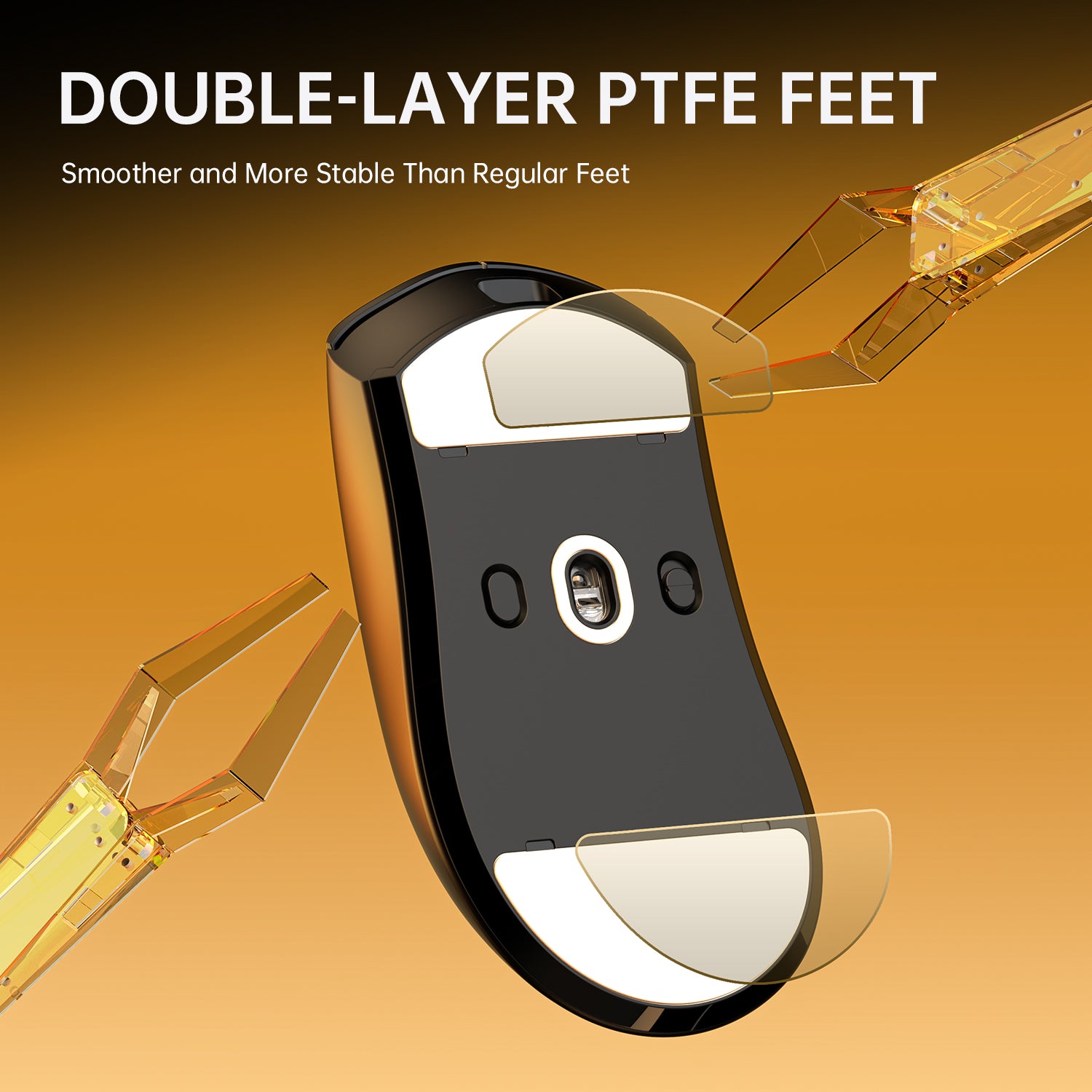 ATTACK SHARK V8 Ultra-Light Ergonomic Wireless Gaming Mouse