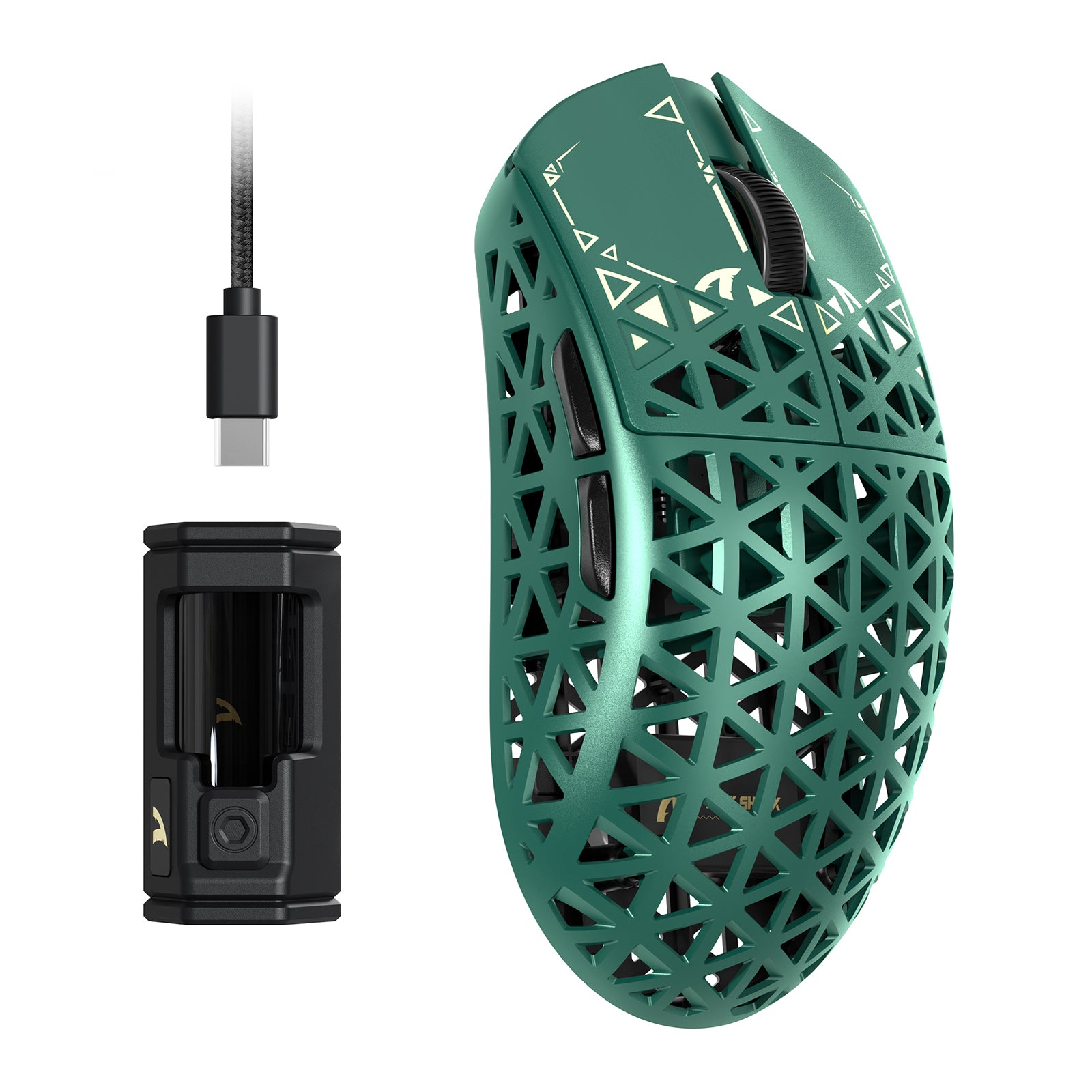 Ratón inalámbrico para juegos ATTACK SHARK R5 Ultra Carbon Fiber 8K PAW3950MAX