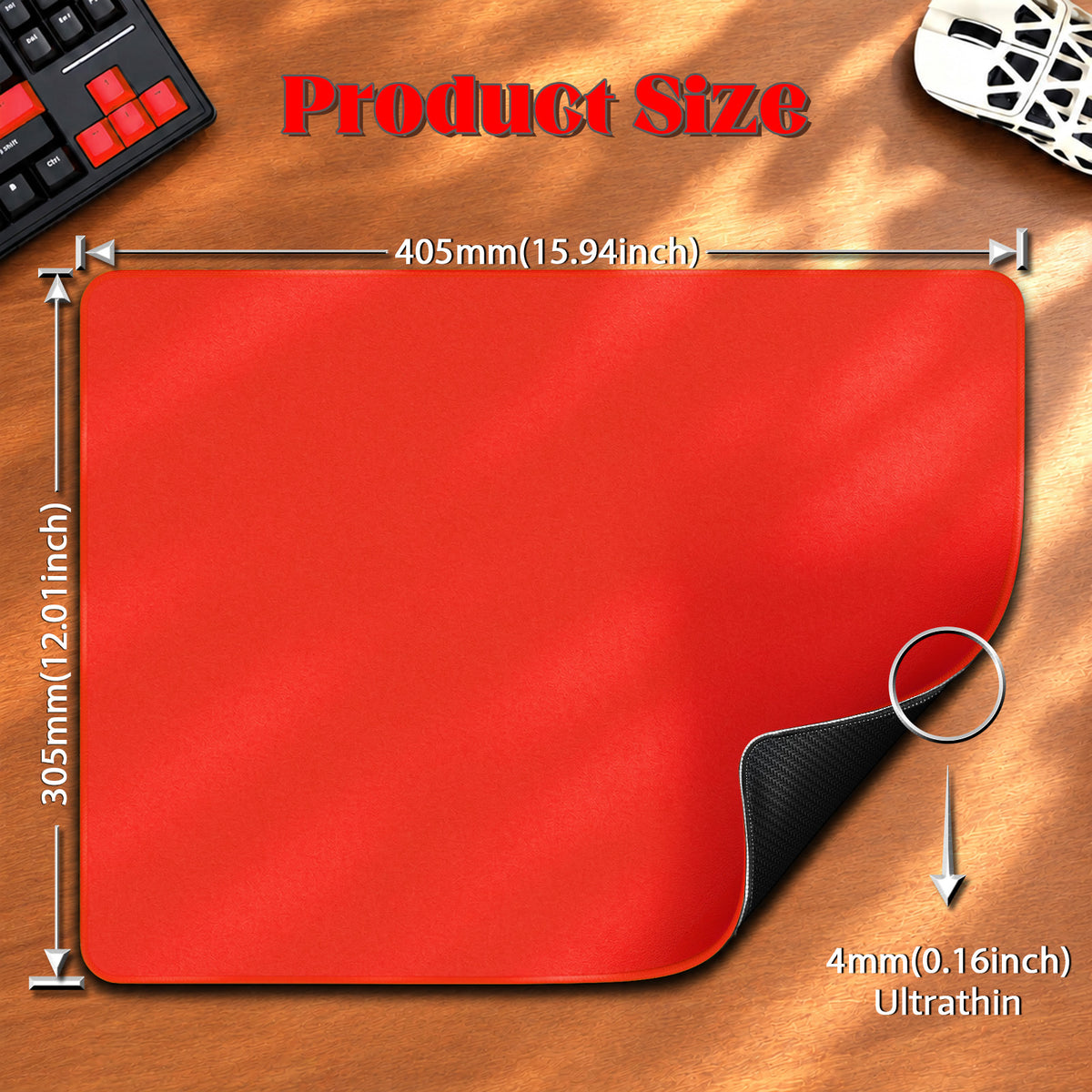 Alfombrilla de gaming eSport ATTACK SHARK CM02SE (405x305x4 MM)