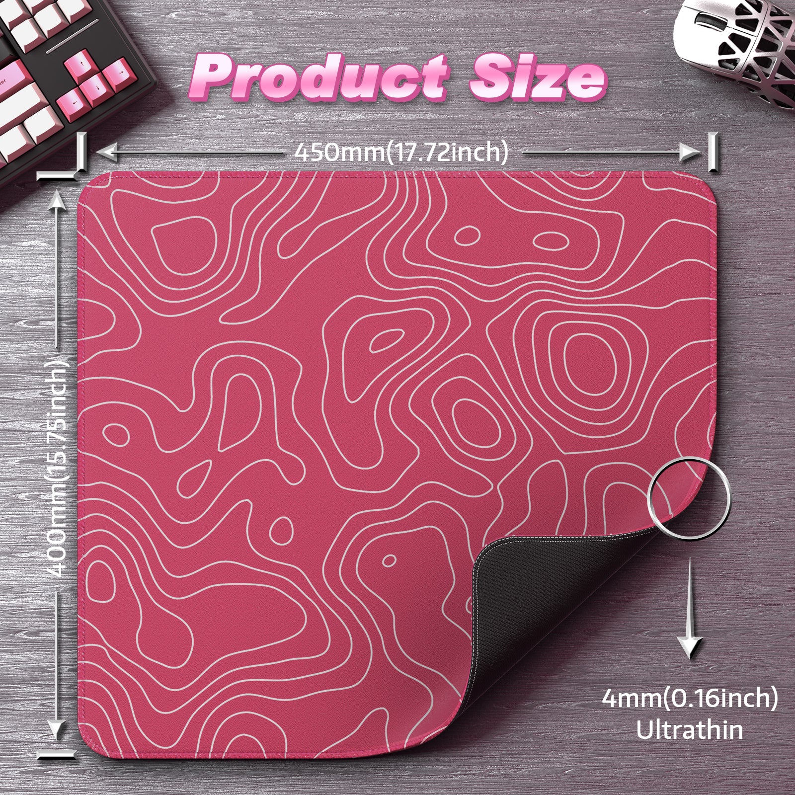 Alfombrilla de ratón para juegos de deportes electrónicos ATTACK SHARK CM02