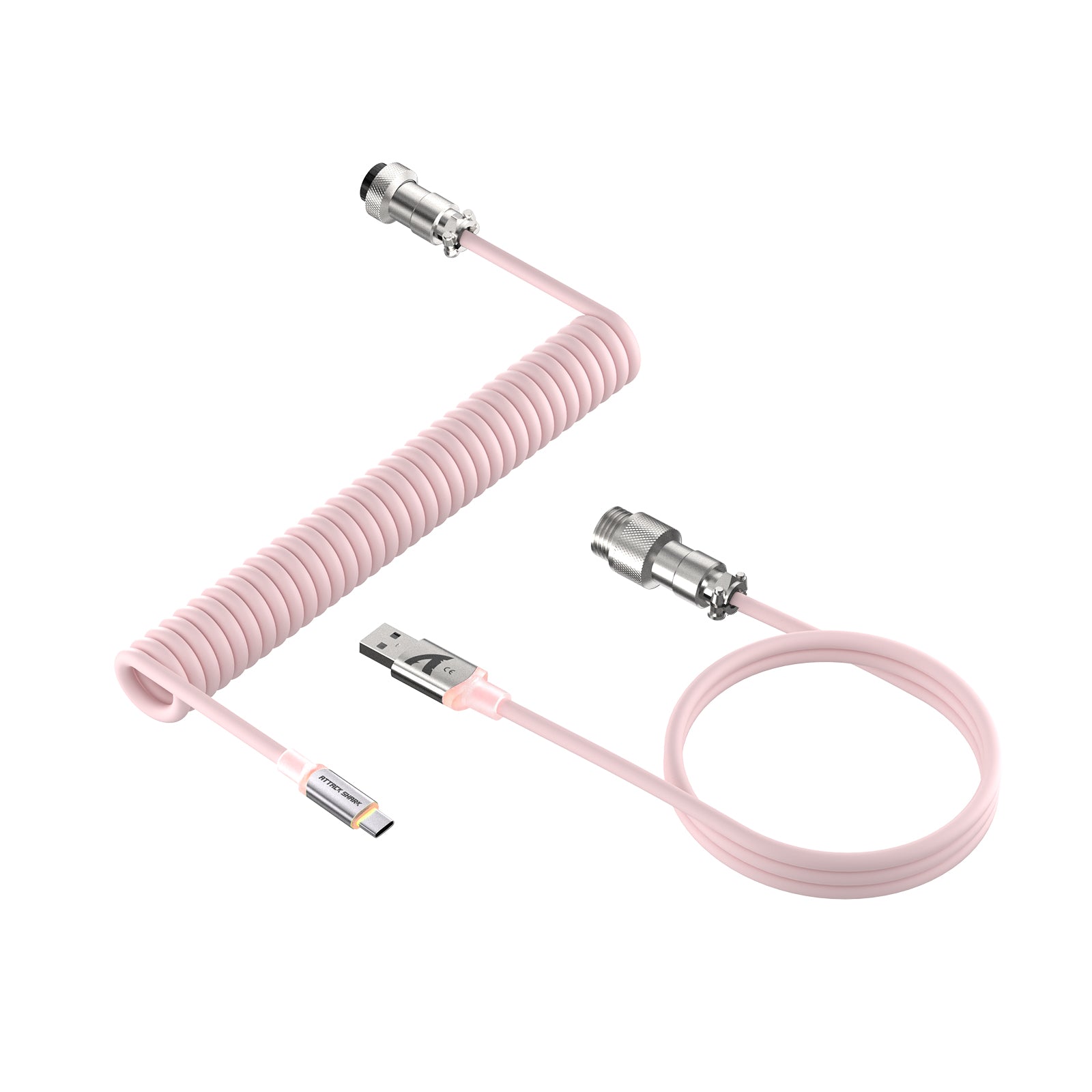 Cable aviador personalizado ATTACK SHARK C01Ultra para teclado magnético 8KHz