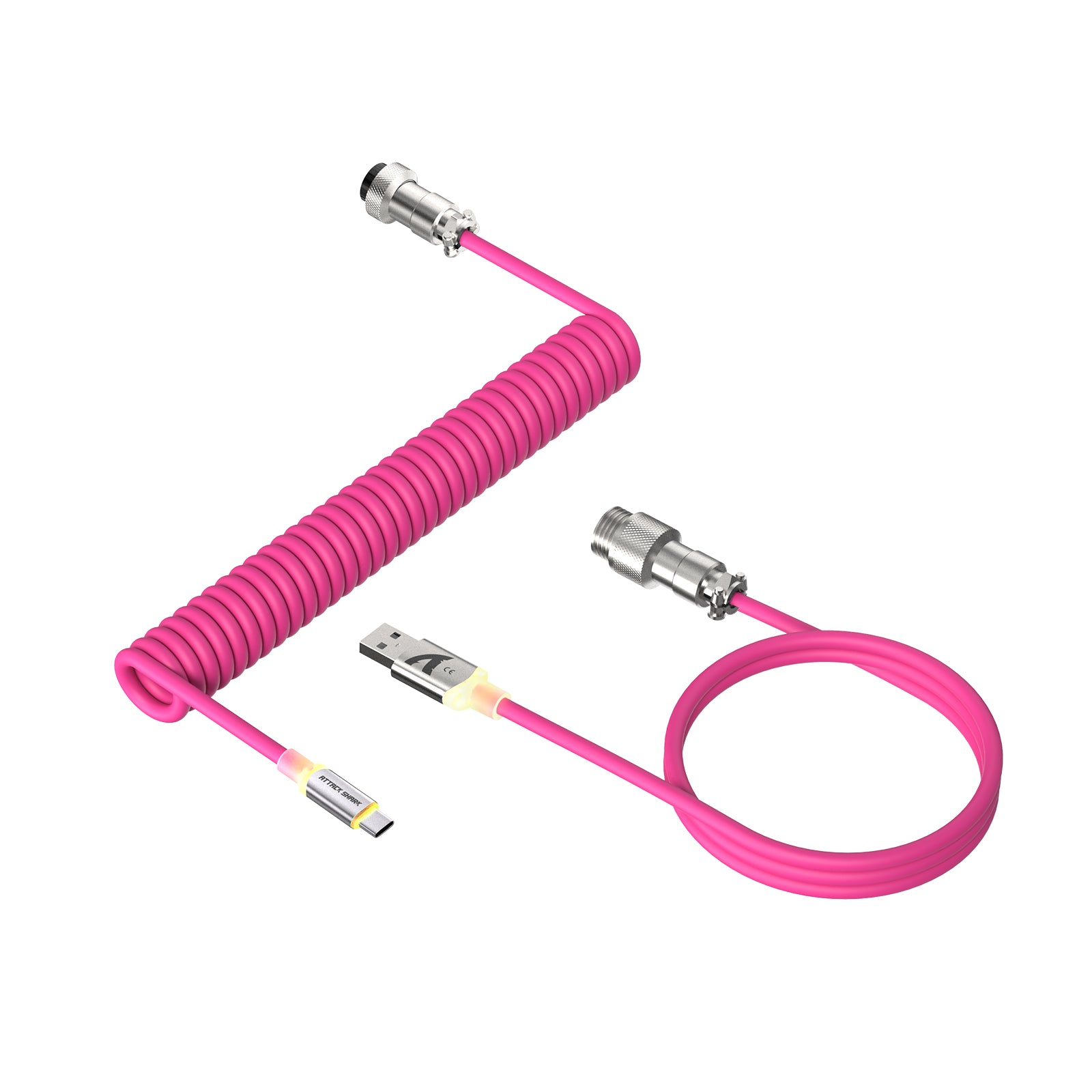 Cable aviador personalizado ATTACK SHARK C01Ultra para teclado magnético 8KHz