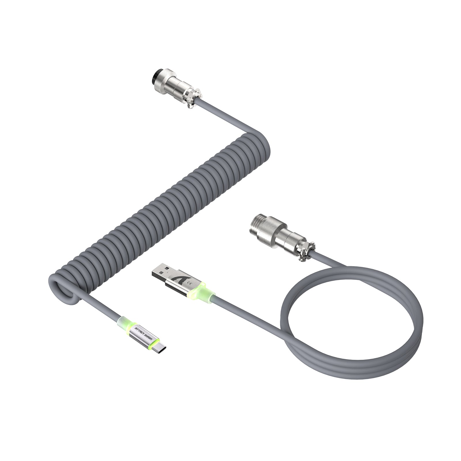 Cable aviador personalizado ATTACK SHARK C01Ultra para teclado magnético 8KHz