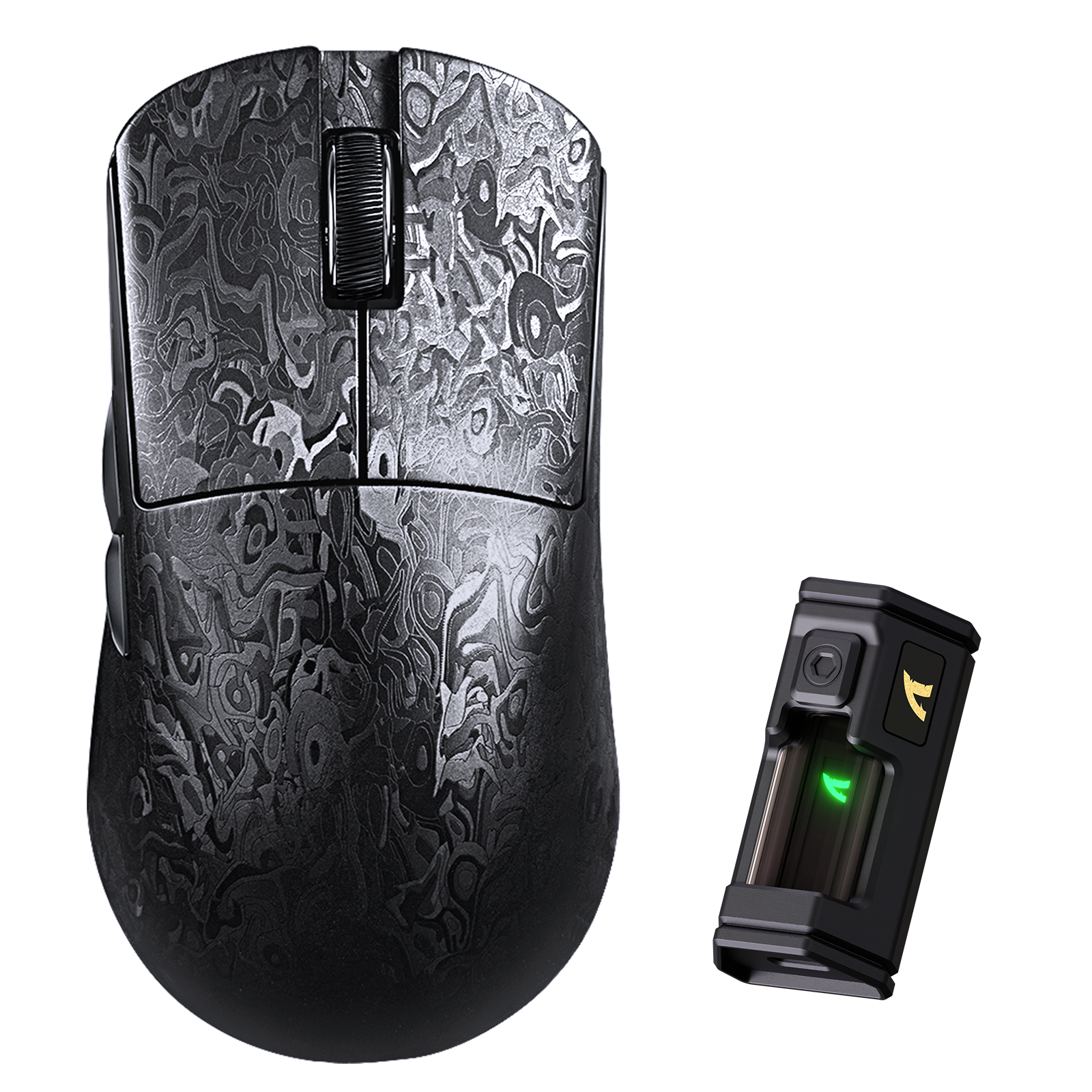 Ratón para juegos inalámbrico ATTACK SHARK R11 ULTRA de fibra de carbono 8K PAW3950MAX