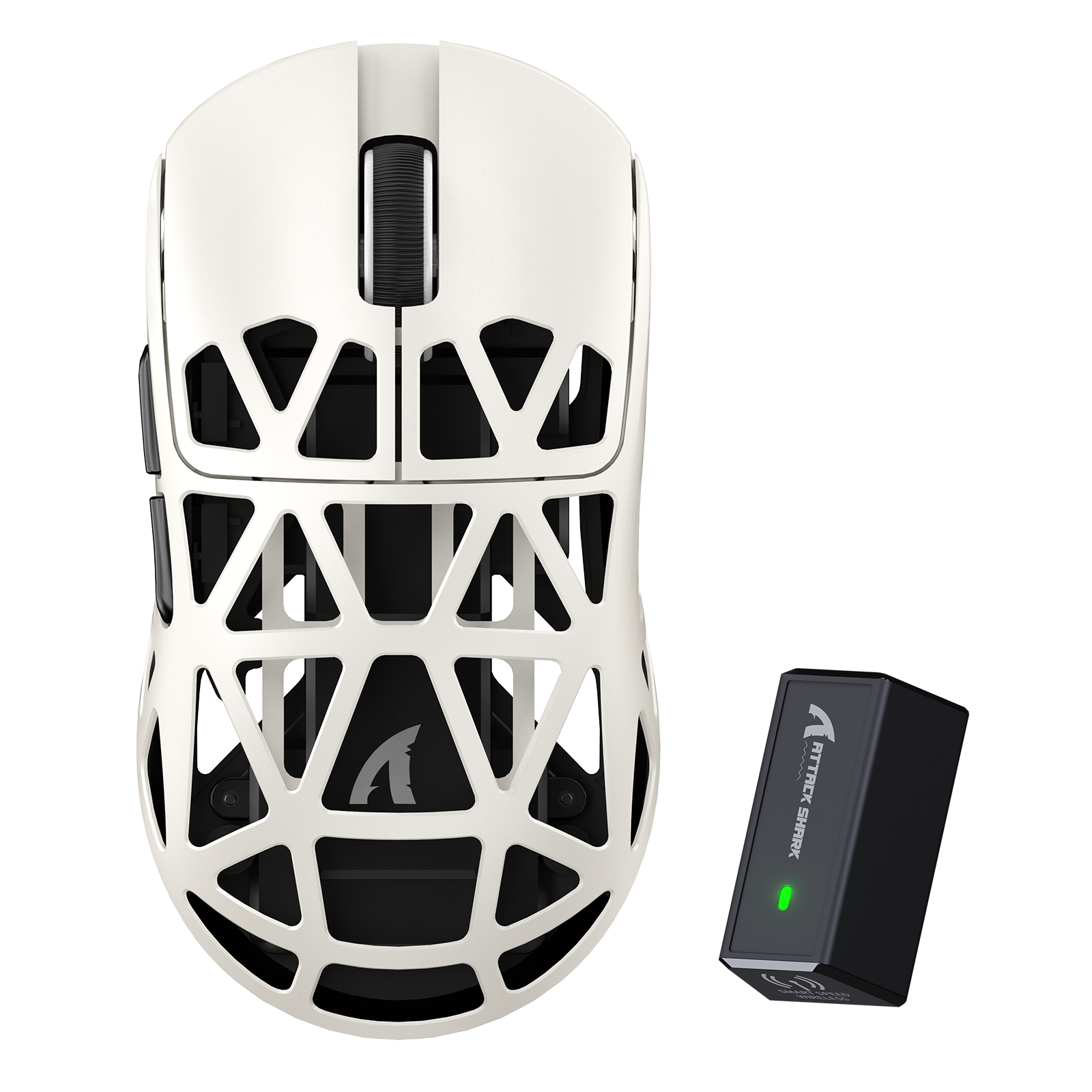 ATTACK SHARK R2 Ratón para Juegos PAW3950 de Aleación de Magnesio 8K (No Incluye la Base de Carga)