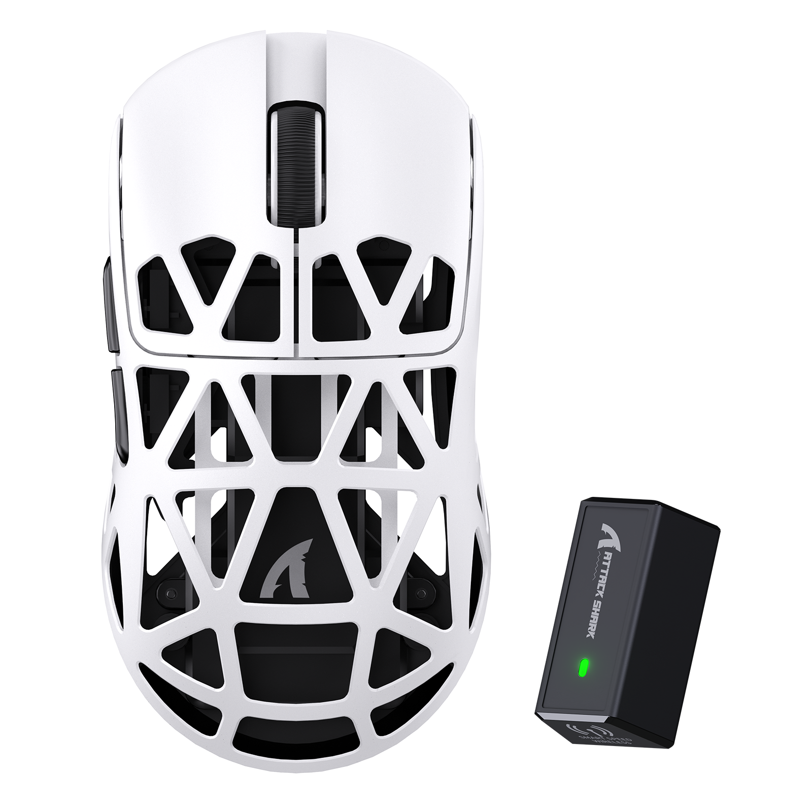 ATTACK SHARK R2 Ratón para Juegos PAW3950 de Aleación de Magnesio 8K (No Incluye la Base de Carga)