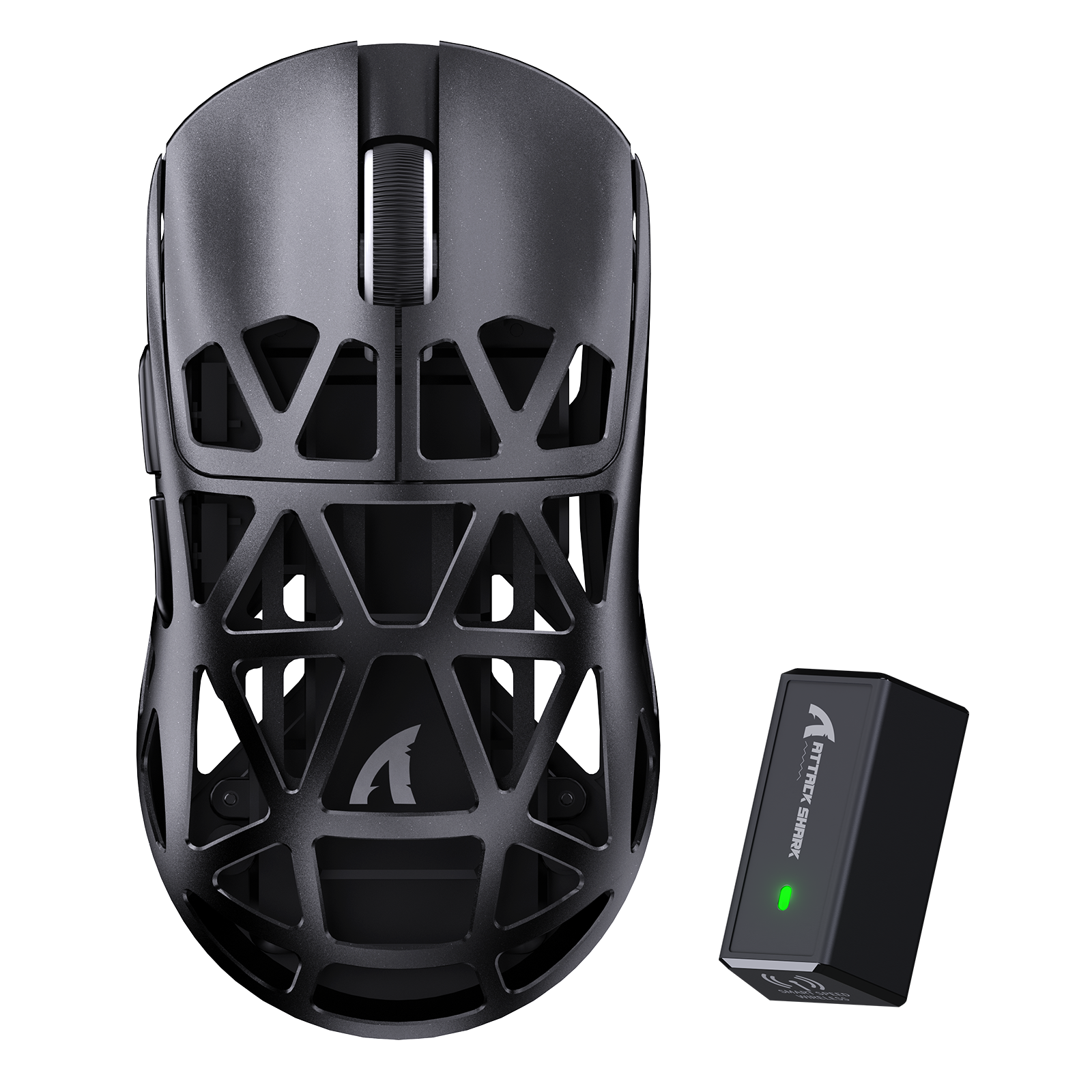 ATTACK SHARK R2 Ratón para Juegos PAW3950 de Aleación de Magnesio 8K (No Incluye la Base de Carga)