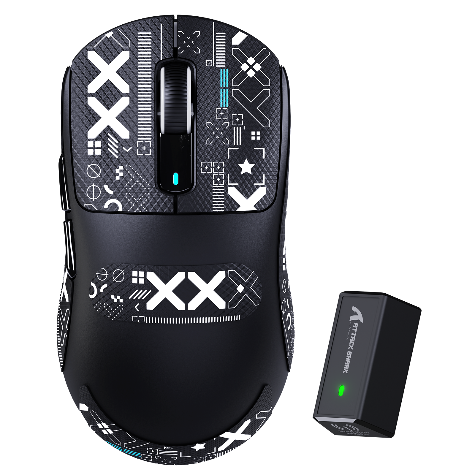 ATTACK SHARK X3PRO Ratón para juegos con tres modos y 8K