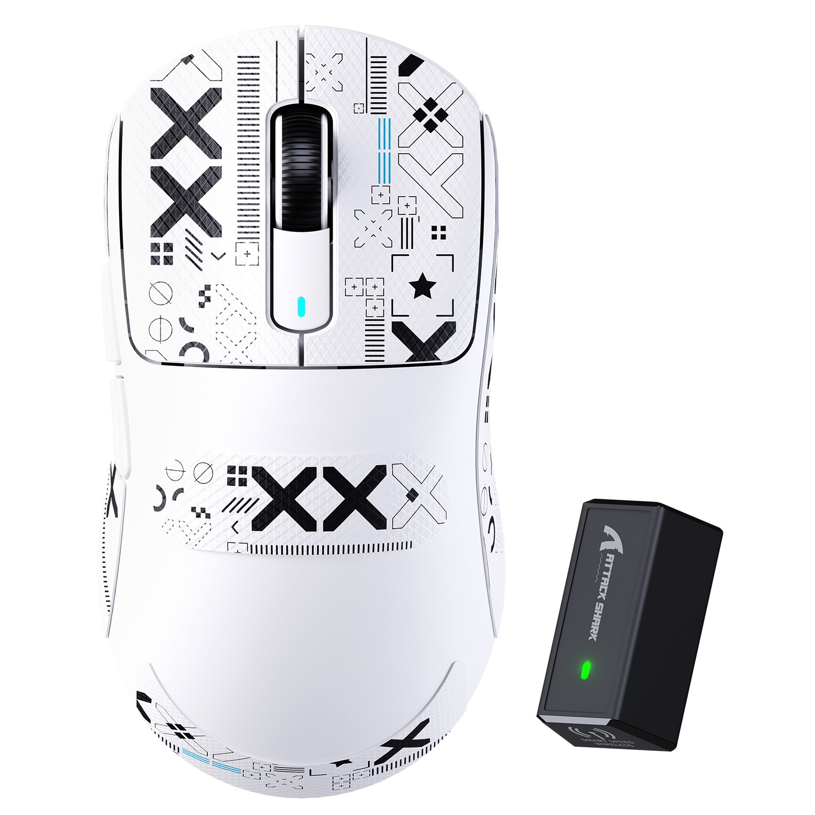ATTACK SHARK X3PRO Ratón para juegos con tres modos y 8K