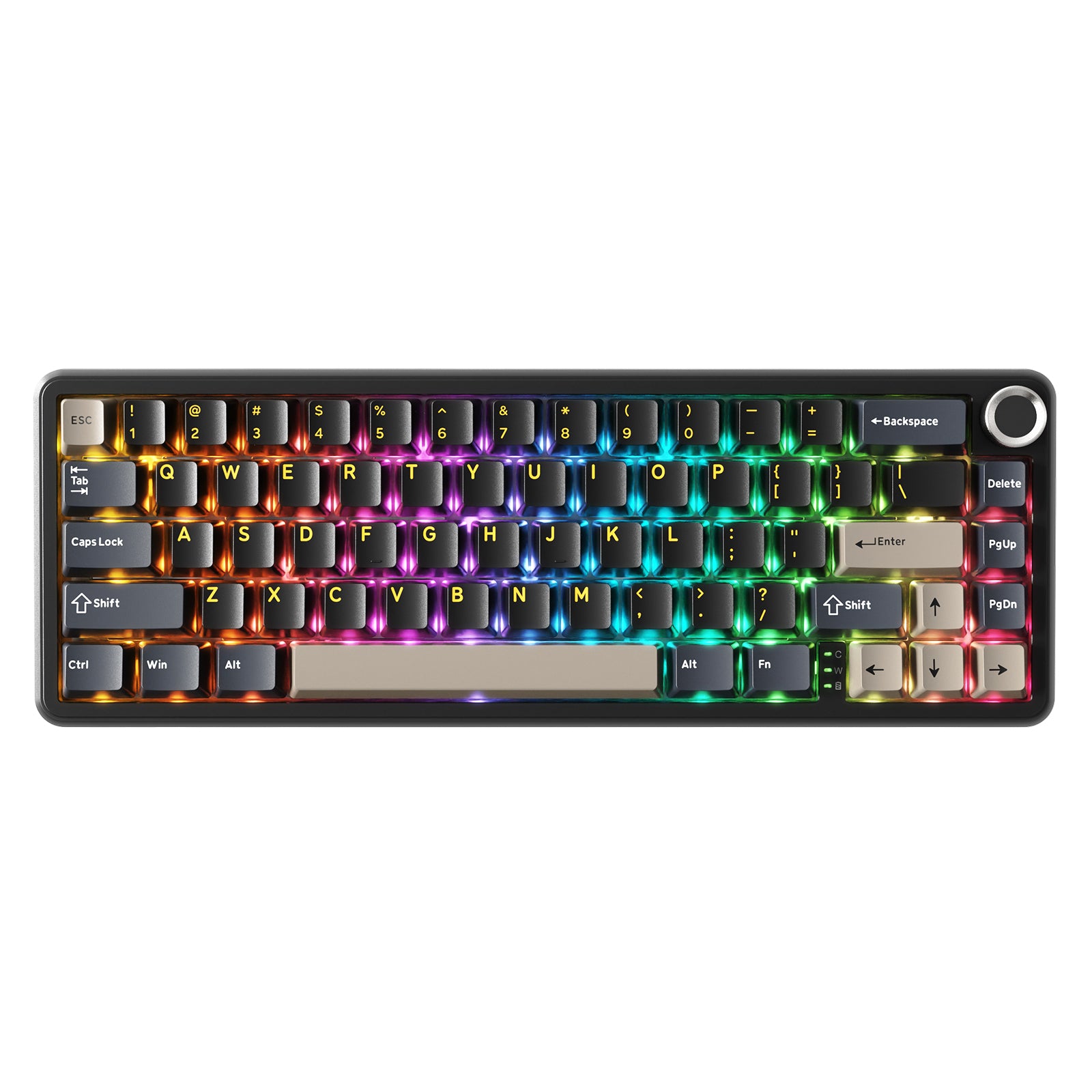 Teclado mecánico inalámbrico ATTACK SHARK X66 con teclas PBT impresas en el lateral