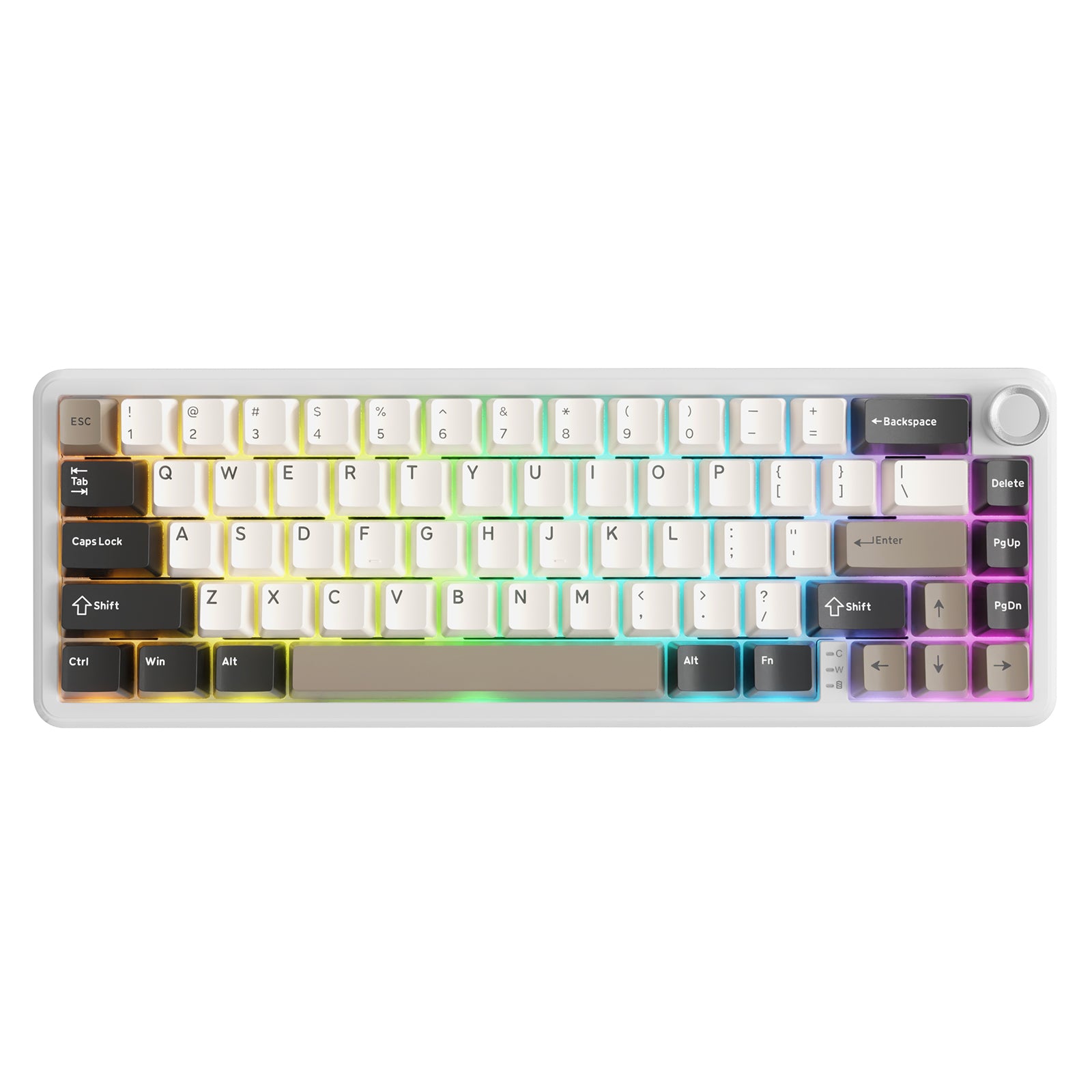 Teclado mecánico inalámbrico ATTACK SHARK X66 con teclas PBT impresas en el lateral