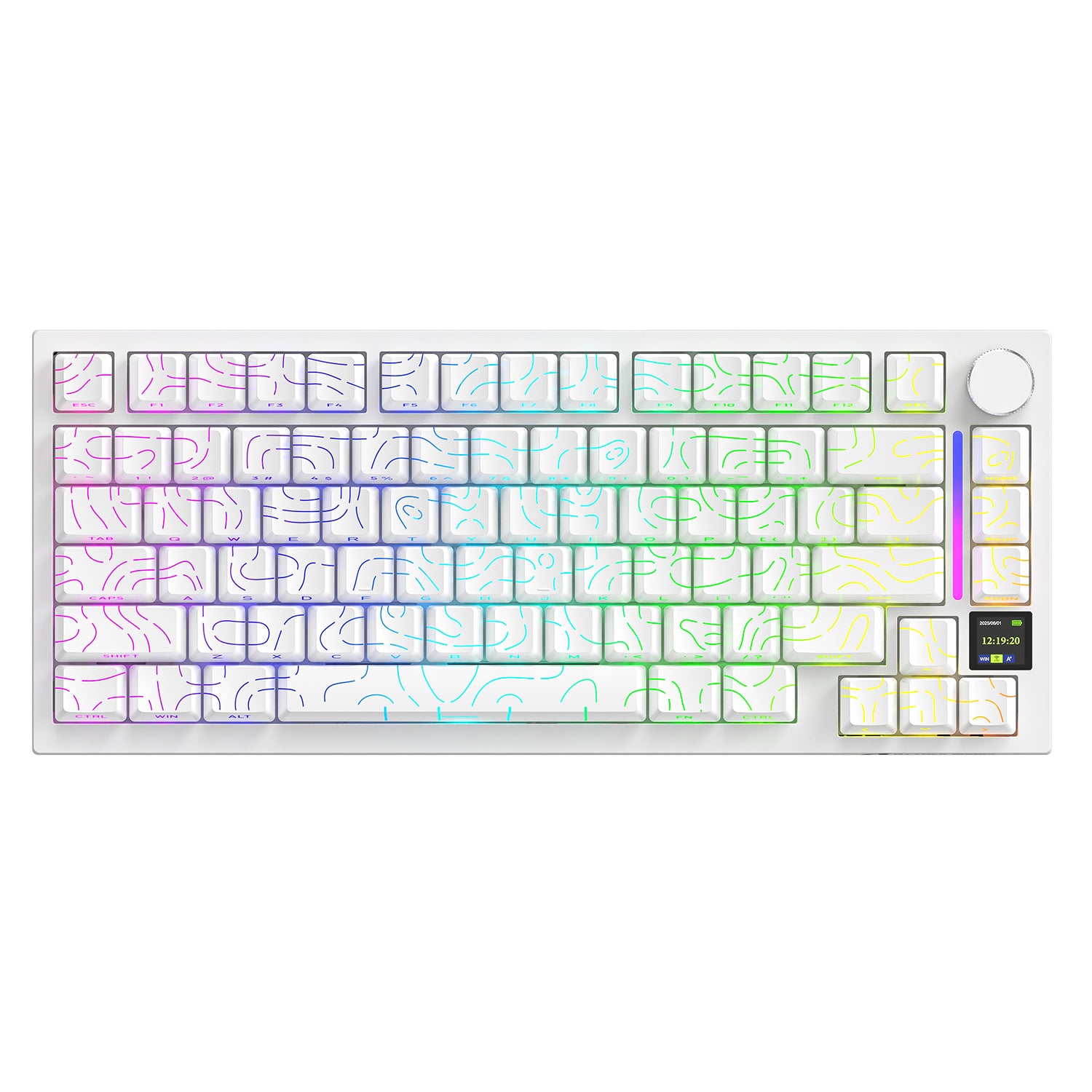 Teclado mecánico ultra trimodo ATTACK SHARK X820 con junta