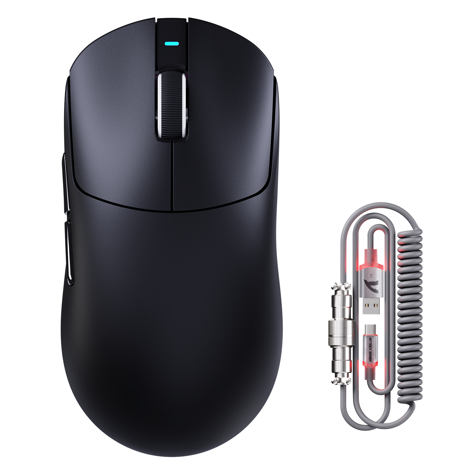 Ratón para juegos inalámbrico tri-modo ATTACK SHARK X8PLUS con cable C06 ULTRA