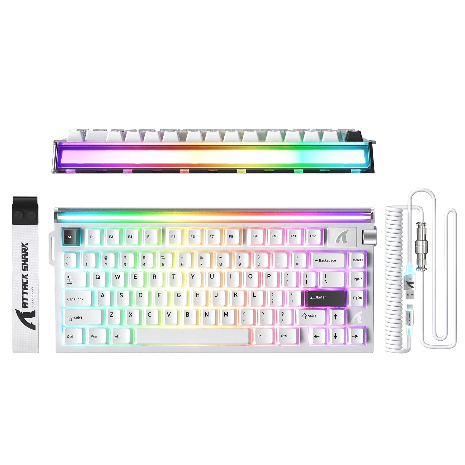 ATTACK SHARK R85 HE Rapid Trigger Keyboard with C01ULTRA LED Cable