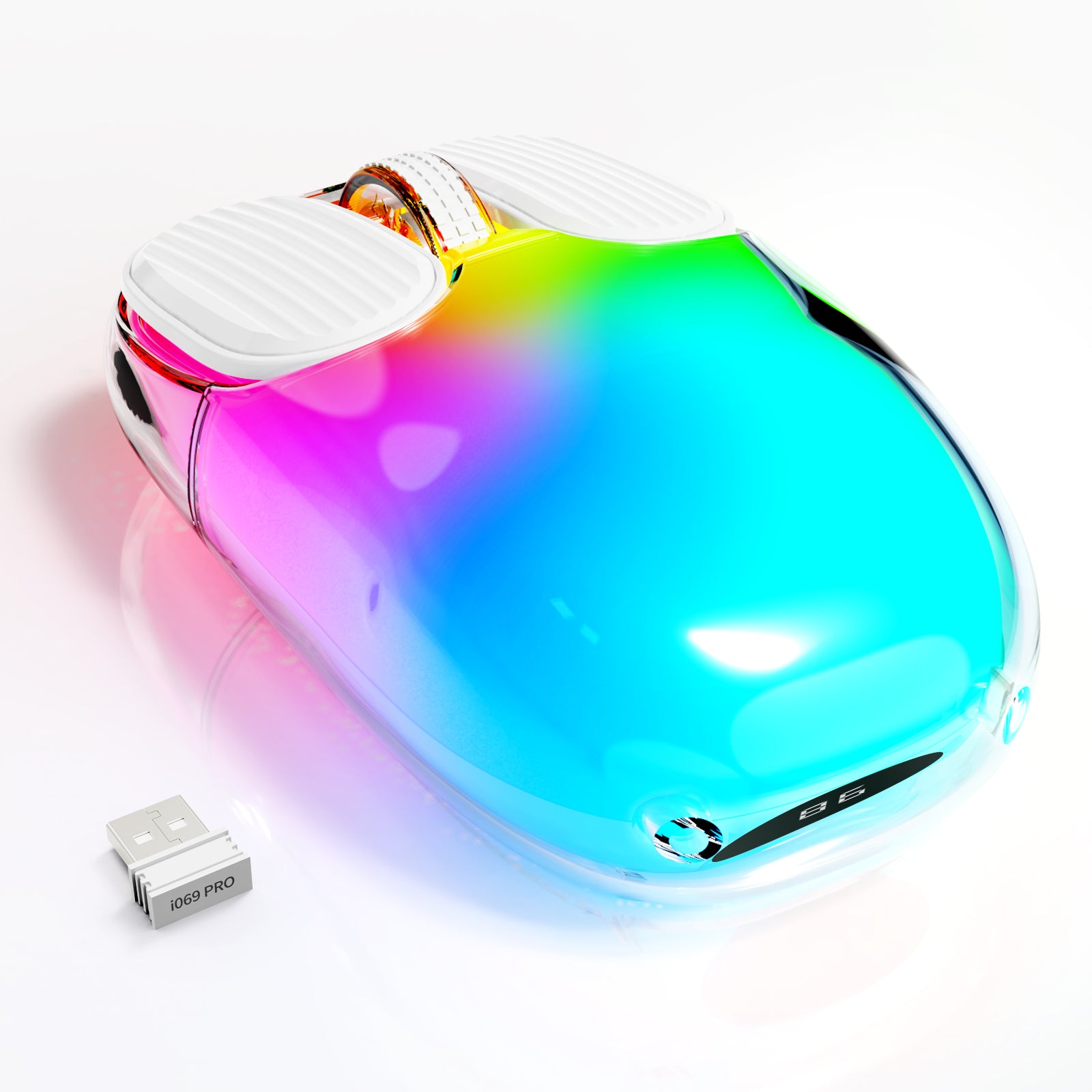 Attack Shark I069 Mini Wireless Mouse with RGB backlight and USB receiver